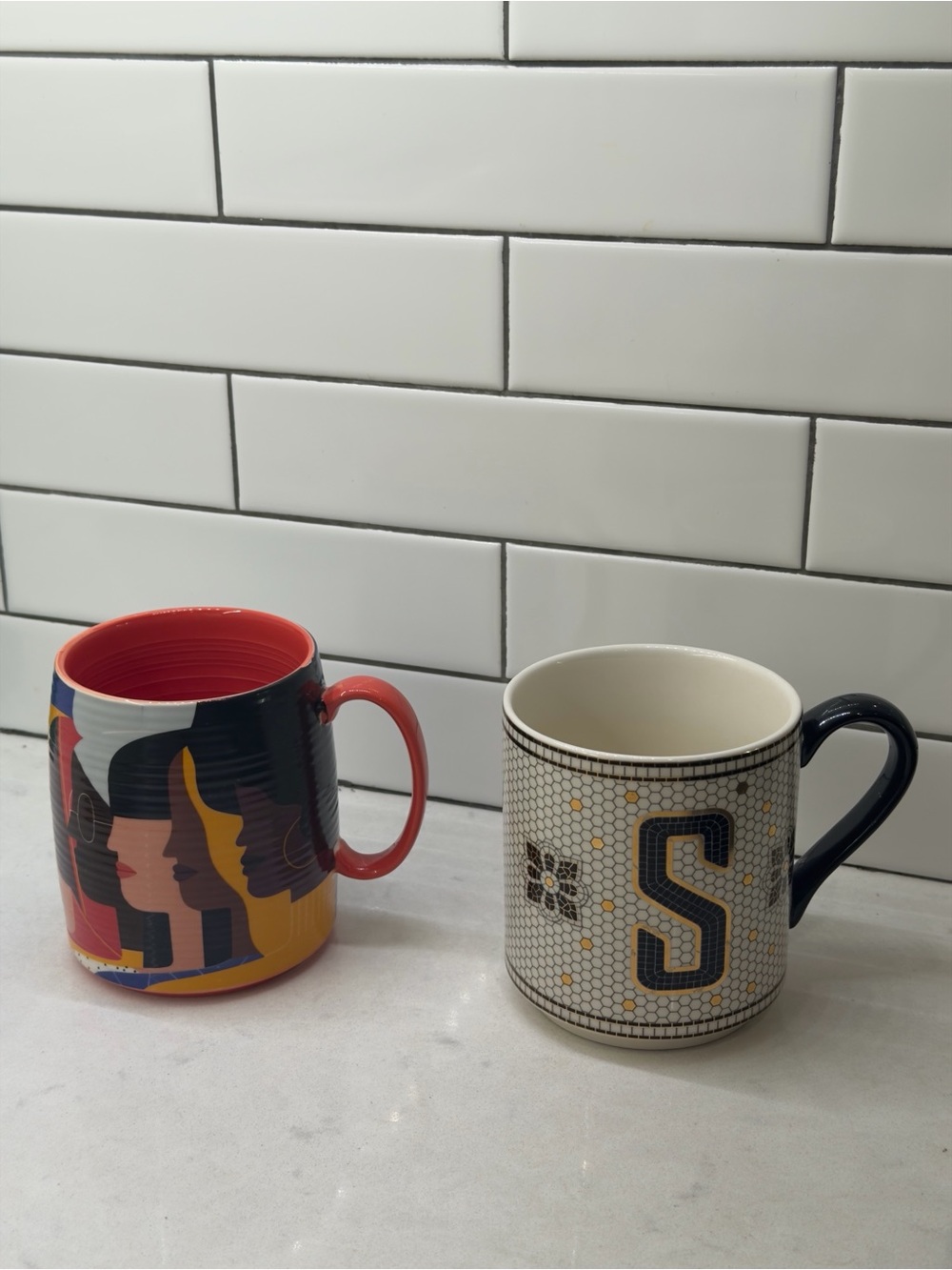 Set of Anthropologie Mugs